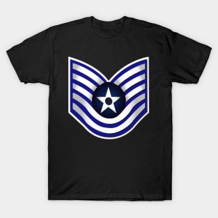 USAF - Technical Sergeant (E6) - No Text T-Shirt